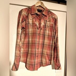 🤠 ARIAT LADIES WESTERN SNAP SHIRT